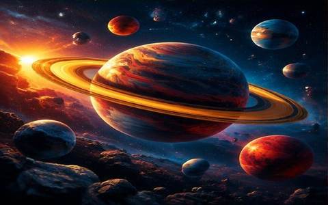 Orbit Fortune — ilustrație de joc