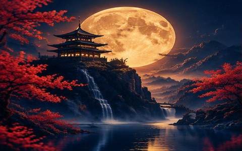 Moon Samurai — ilustrație de joc